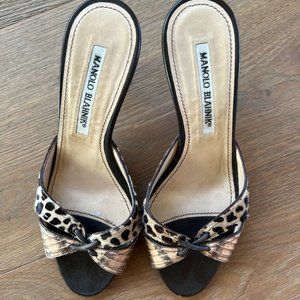 Manolo Blahnik Slides